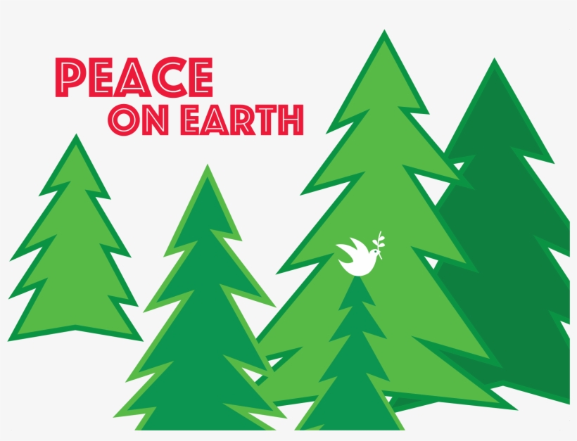 Peace On Earth - Hero Arts - Wooden Mounted Rubber Stamp - Merry Christmas, transparent png