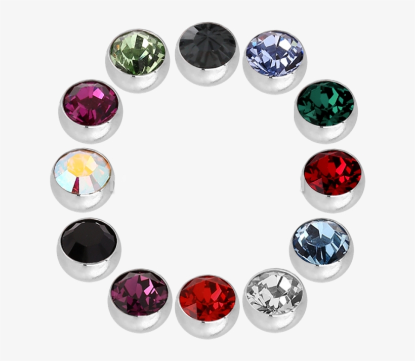 Jewelled Surgical Steel Ball - Loose Balls, transparent png