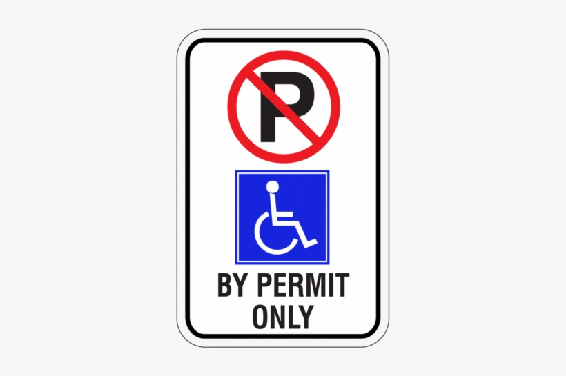 No Parking Handicapped-disabled Sign - Warning Signs No Parking, transparent png