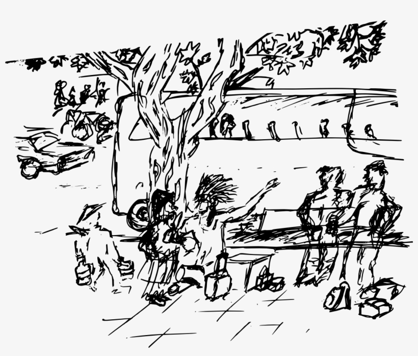 Woman In Native American Headdress In Shanghai, Telling - Illustration, transparent png