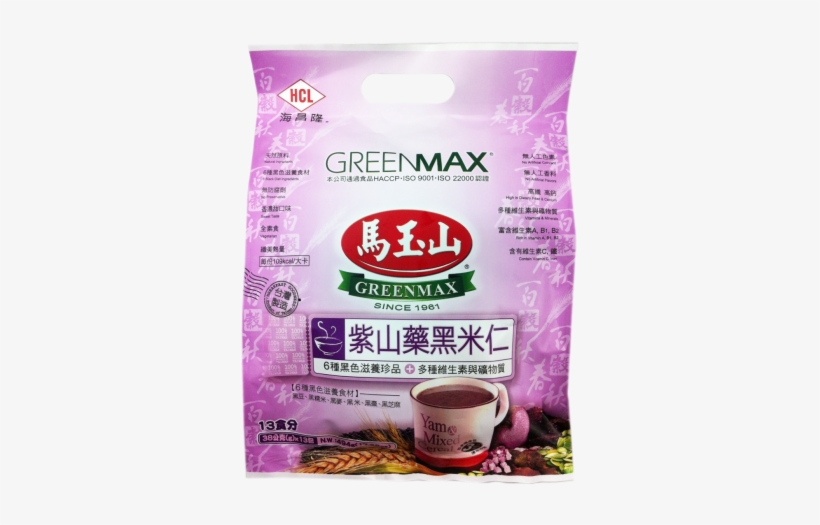 Greenmax Yam And Mixed Cereal Instant And Vegetarian - Yam Mixed Cereal Drink - Greenmax, transparent png