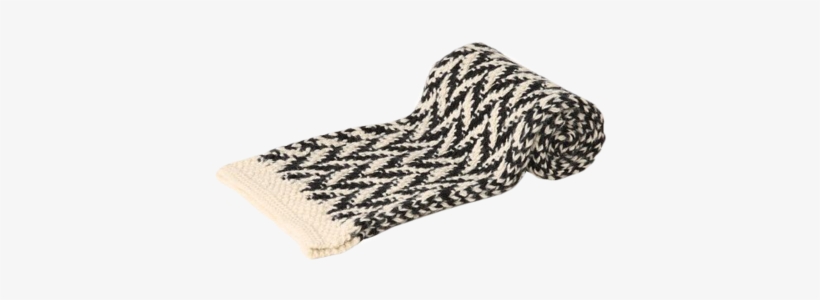 Ralph Lauren Chunky Broken Herringbone Scarf - Wool, transparent png
