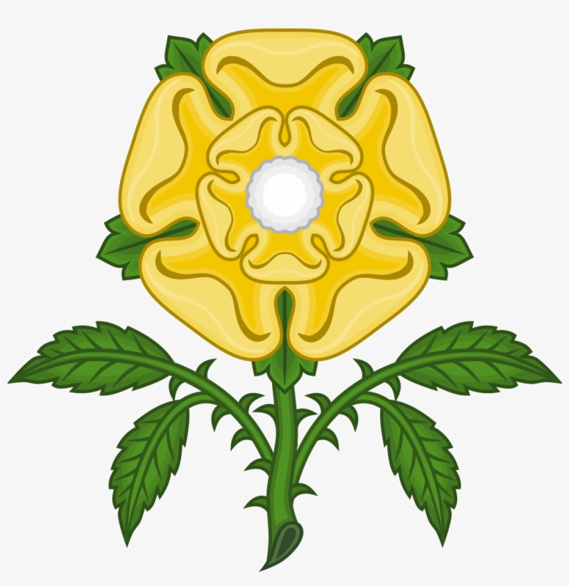 Golden Rose Badge - Traditional Tudor Rose Tattoos, transparent png