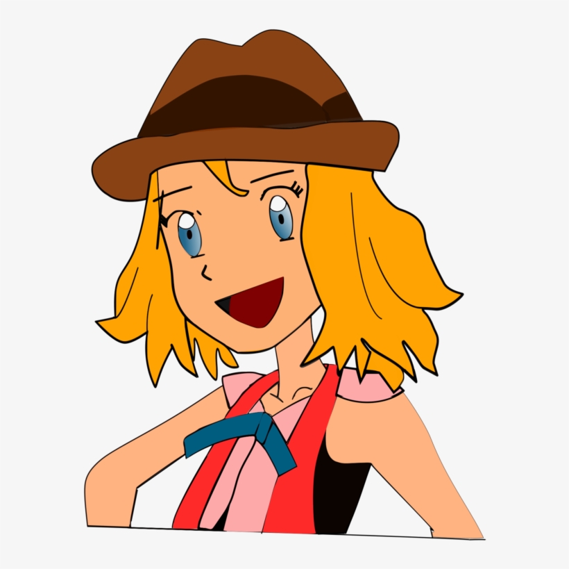 Cartoon Girl In Cowboy Hat Vector Clipart Of A - Cowboy Hat Cartoon Girls, transparent png