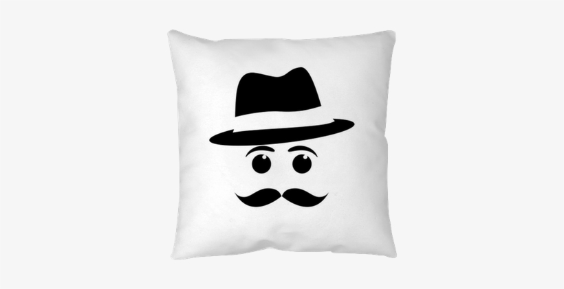 Logo Mustache And Hat - Hat, transparent png