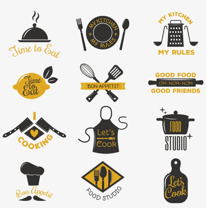 Cooking And Catering Logo Icons - Logos De Catering Service, transparent png