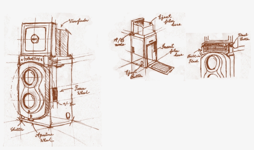Instantflex Tl70 Sketch - Photography, transparent png