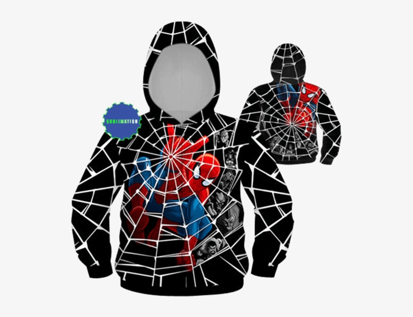 Spider-man Web Youth Hoodie - Spider-man, transparent png