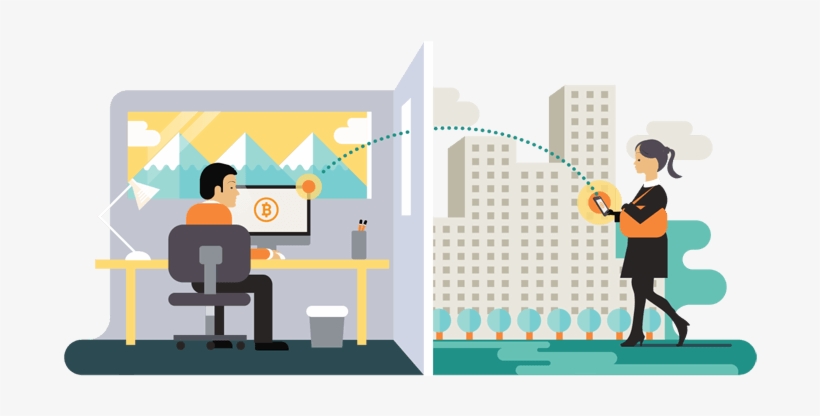 Mobile Payments Made Easy - Bitcoin Pay, transparent png