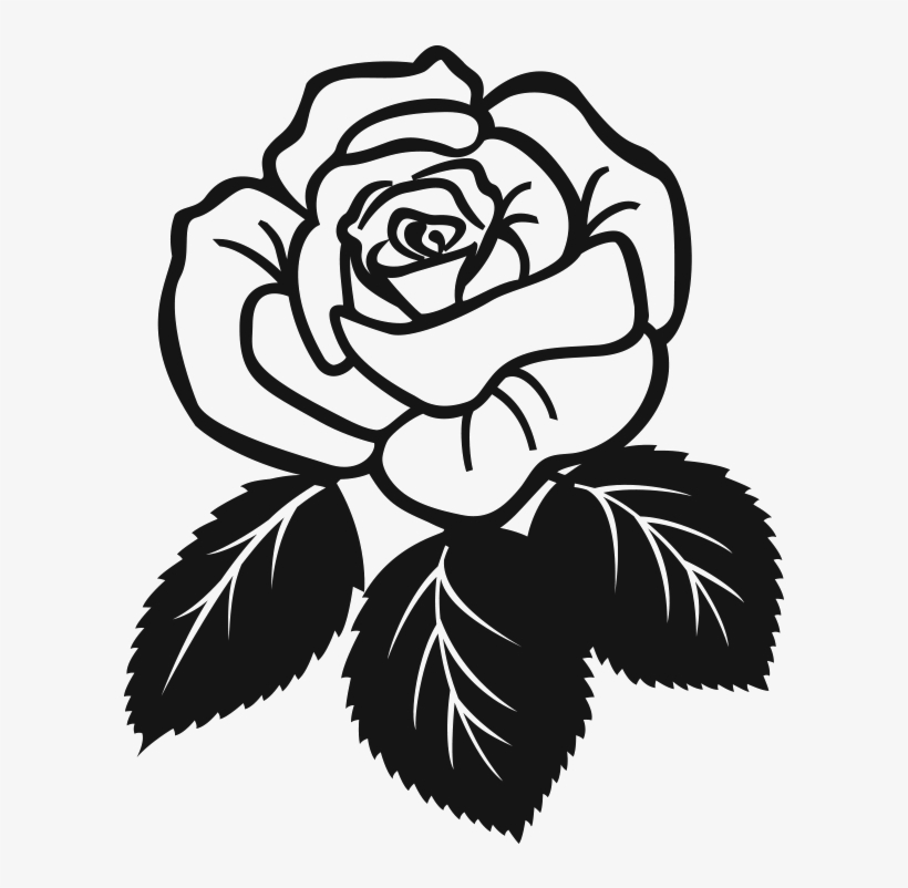 Sticker Auto Rose De L Amour Ambiance Sticker Fle03 - Rosas Diseño Dibujos, transparent png