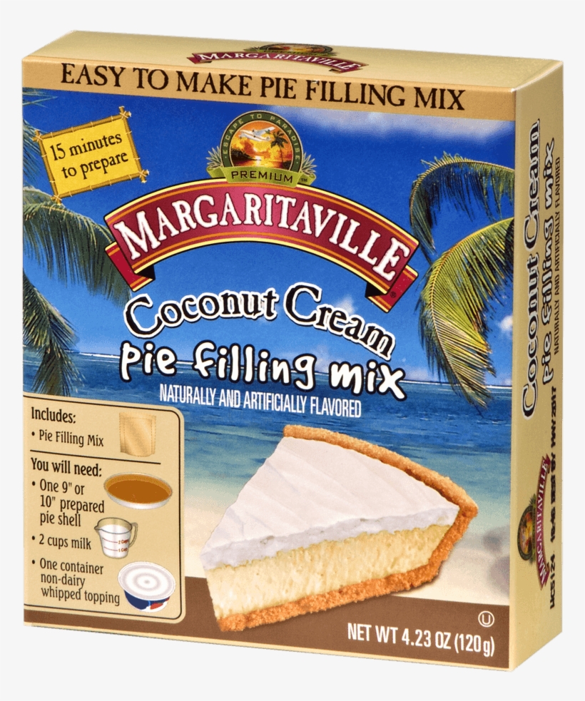 Margaritaville Coconut Cream Pie Filling - Margaritaville Key Lime Pie Filling Mix, 4.34 Oz, Limegreen, transparent png