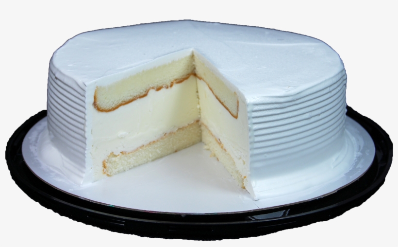 Vanilla Cake With Ice Cream, transparent png