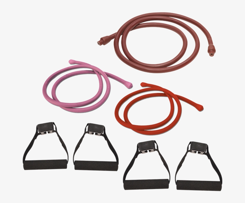 Beachbody B-lines Heavy Resistance Band With Handles,, transparent png