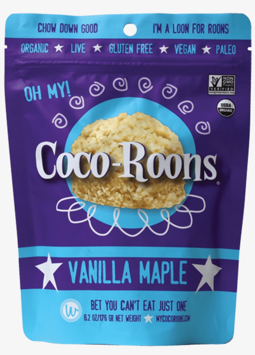 Vanilla Maple Coco-roons - Sejoyia Foods, Organic Coco-roons, Vanilla Maple, 6.2, transparent png