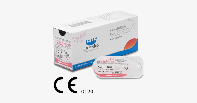 Tsuge Looped Suture - Nylon, transparent png