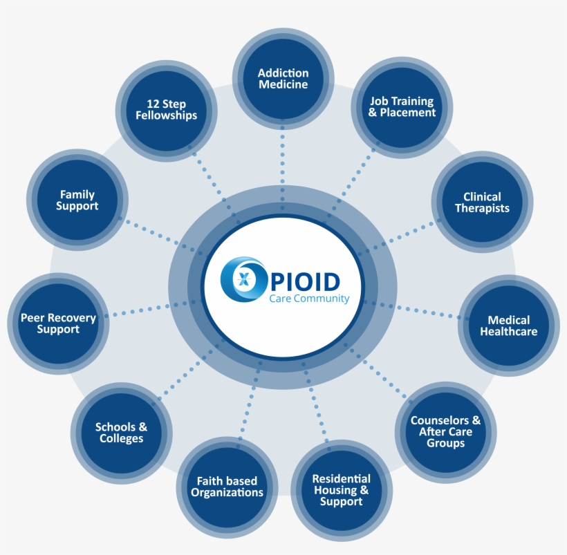 How The Etransx Opioid Care Community System Supports - Marketing Campaign Business Diagram, transparent png