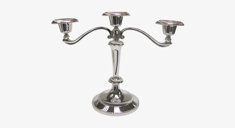 Silver Polished Beads Candle Holder For Home - Champagne Stemware, transparent png