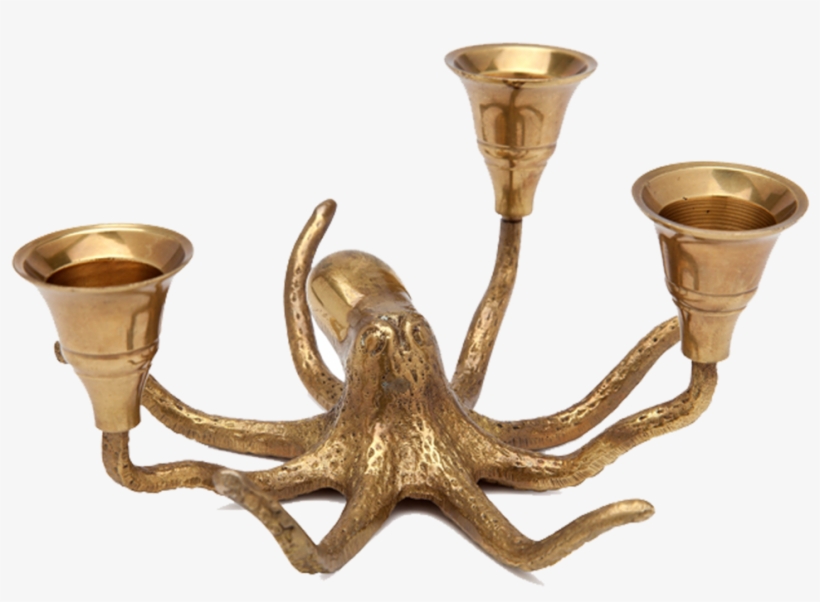 Octopus Candle Holder - Candlestick, transparent png