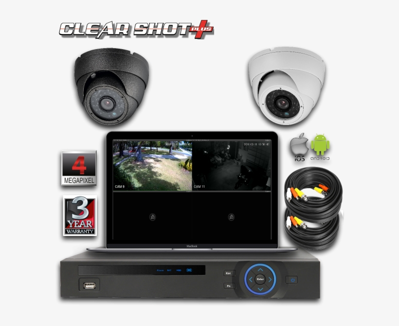 4-channel 4mp Dvr Surveillance System - Dhvision Dh-idf-480wn(za)-v3 Hd 4-in-1 1080p Hd-cvi, transparent png