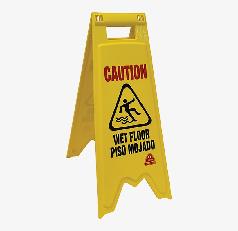 Wet Floor Safety Sign - Wet Floor Sign, transparent png