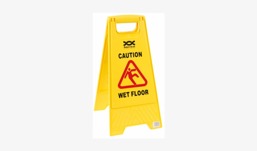 Wet Floor Sign - Warning Slippery Floor Signs, transparent png
