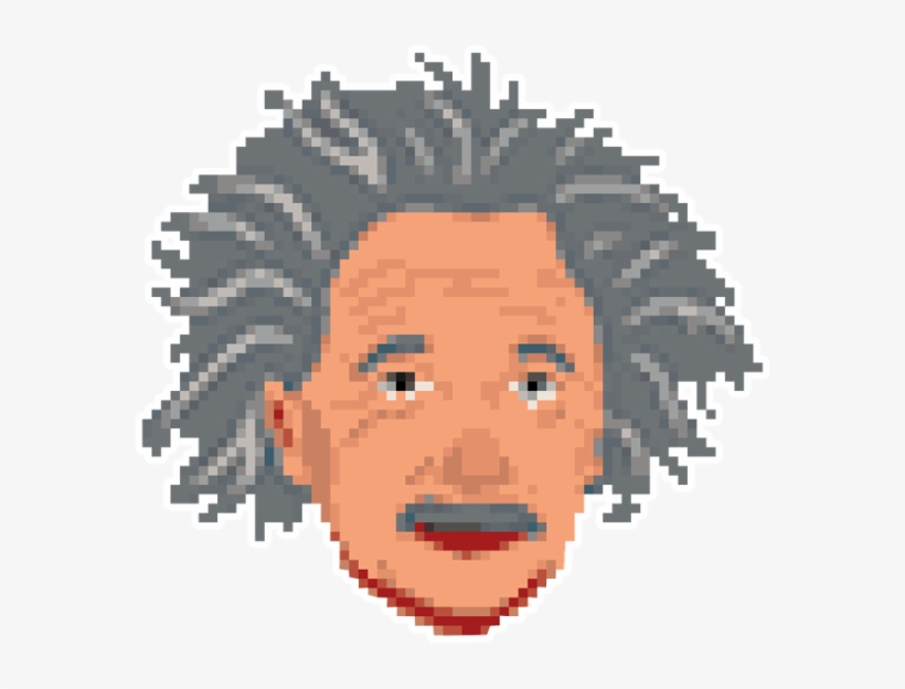 Albert Einstein Never Learned To Swim - Illustration, transparent png