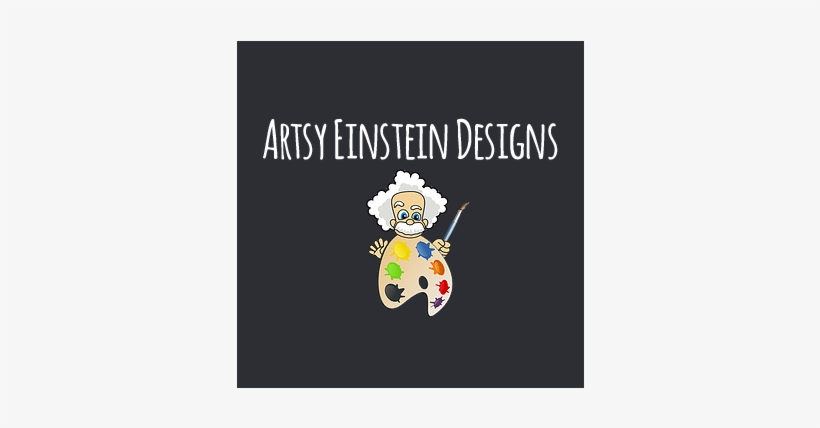 Artsy Einstein Design - Cartoon, transparent png