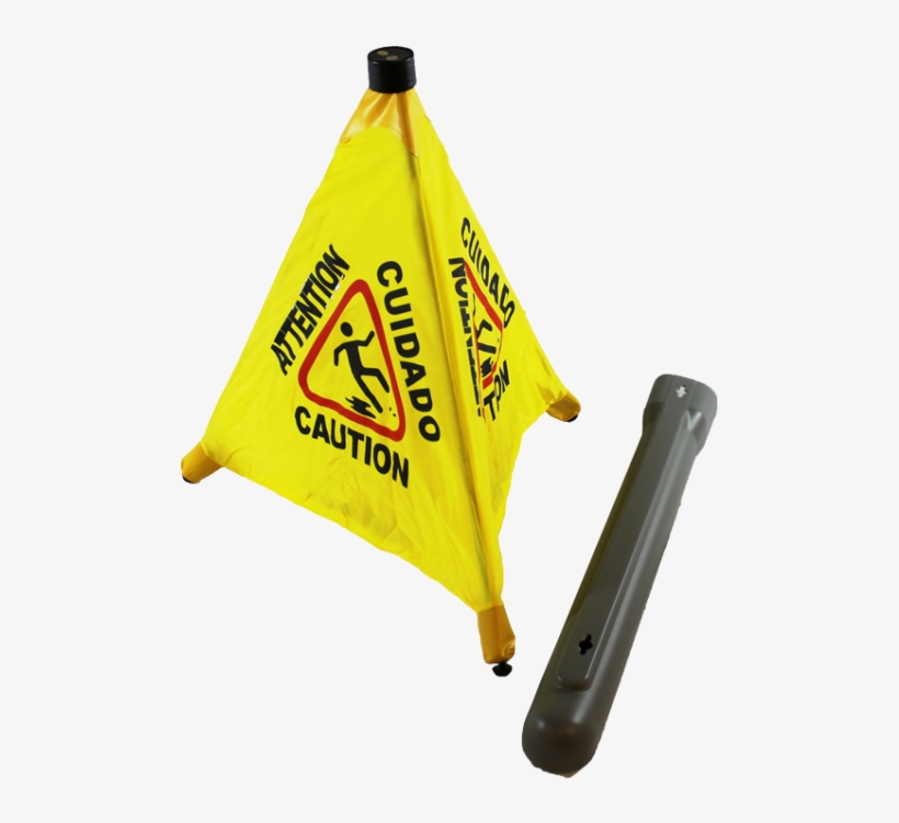 Impact Products 9182 Sign, Wet Floor - Impact Products 20" Pop Up Safety Cone - 1 Each - 20", transparent png