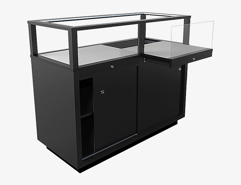 Contemporary Jewelry Vision Horizontal Display Case - Jewelry Display Case Transparent Png, transparent png