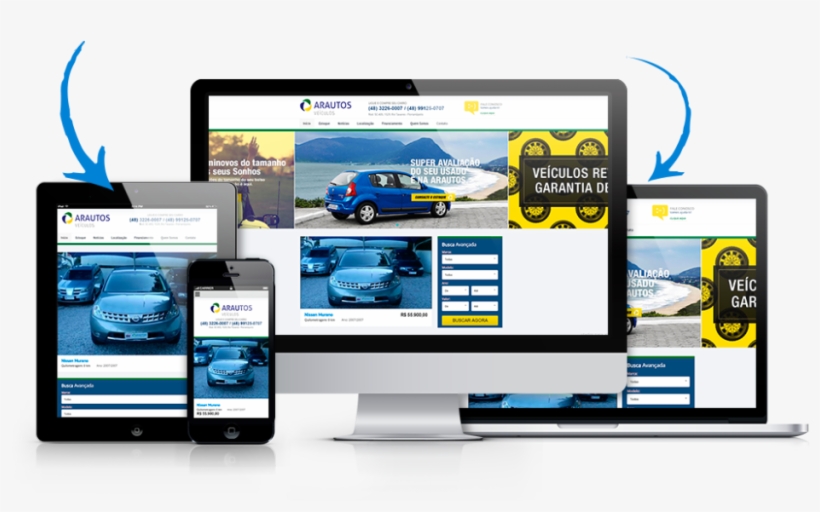 Criação De Site Para Lojas De Carros - Car, transparent png