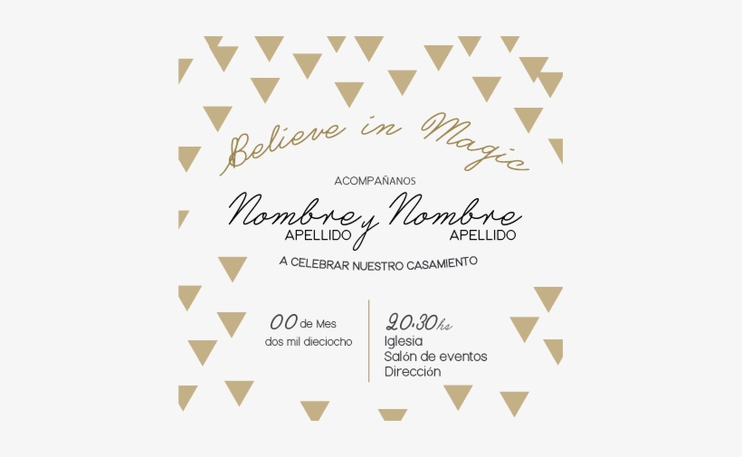 Invitación De Casamiento Mikkeli - Triangle, transparent png