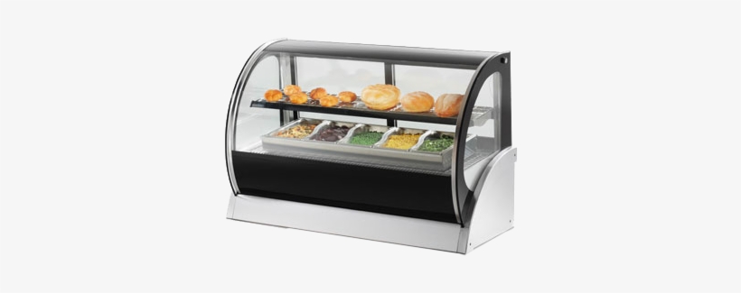 Vollrath 40852 Display Case, Refrigerated Deli, - Vollrath 40857 60" Curved Glass Heated Countertop Display, transparent png