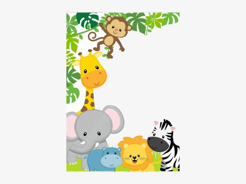 Tema 🌴🌴 Safari 🌴🌴 Invitacion O Cartel - Invitacion Animalitos De La Selva, transparent png