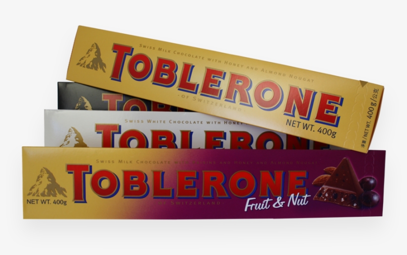 Toblerone - Toblerone Fruit & Nut Milk Chocolate - 3.52 Oz, transparent png