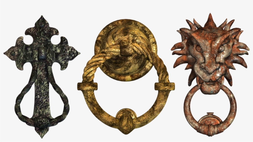 Door Knockers Png Stock By Jumpfer-stock - Old Door Handle Png, transparent png