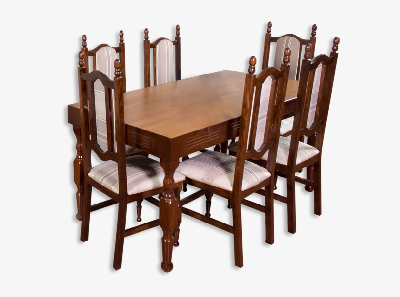 Amueblado De Comedor Escorial 6 Sillas Muebles Primiun - Medidas De Amueblado De Comedor, transparent png