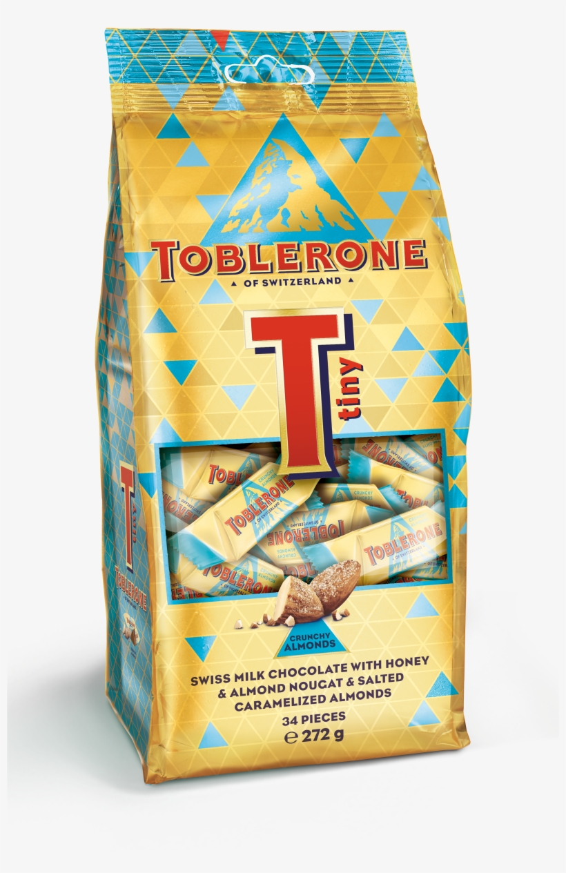 Toblerone - Toblerone Tiny Milk Chocolate 272g, transparent png