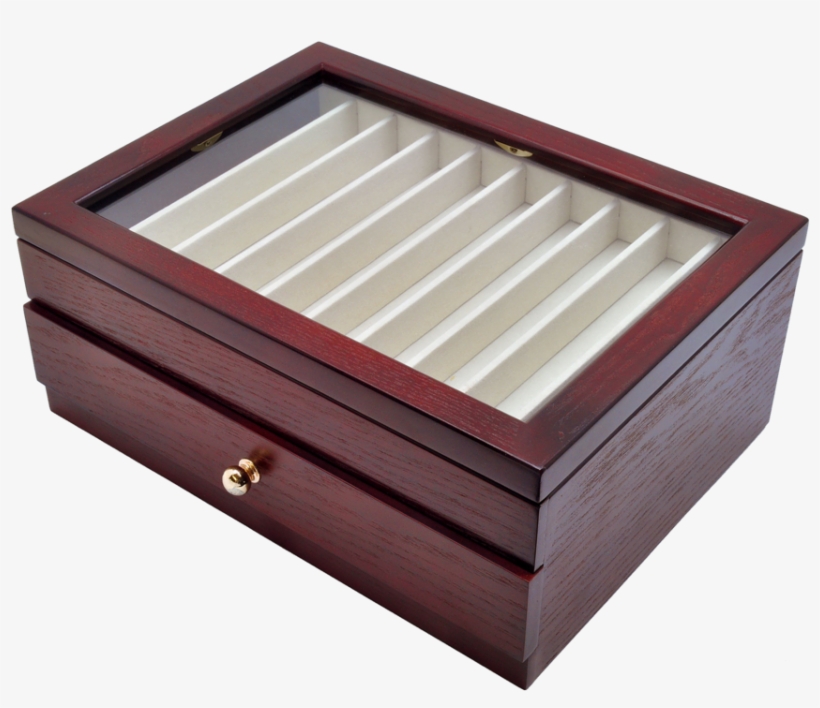 Wancher Pen Box Kabazai Wooden Urushi Pen Display Case - Pen, transparent png