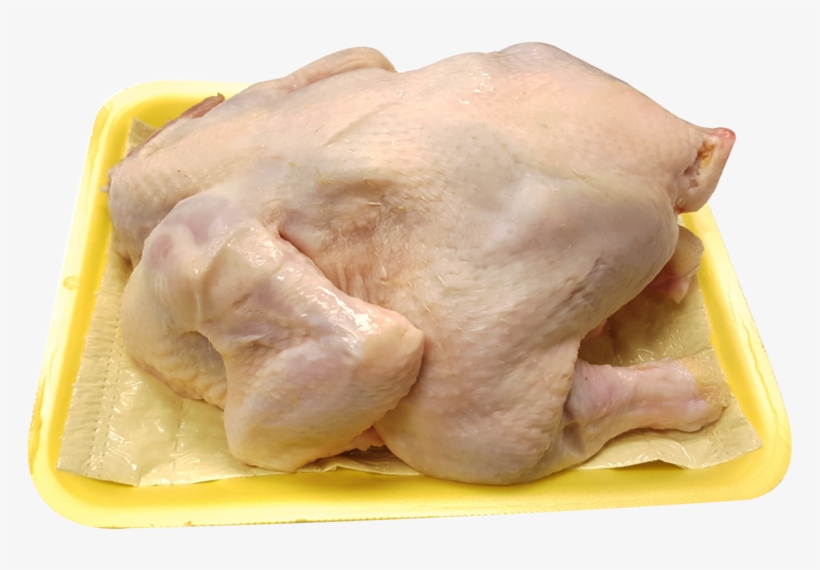 Full Whole Chicken 100% Natural - Slaughtered Chicken Png, transparent png