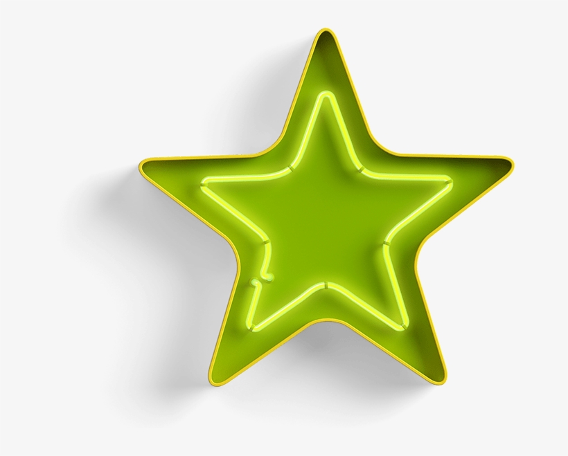 Neon Star Png, transparent png