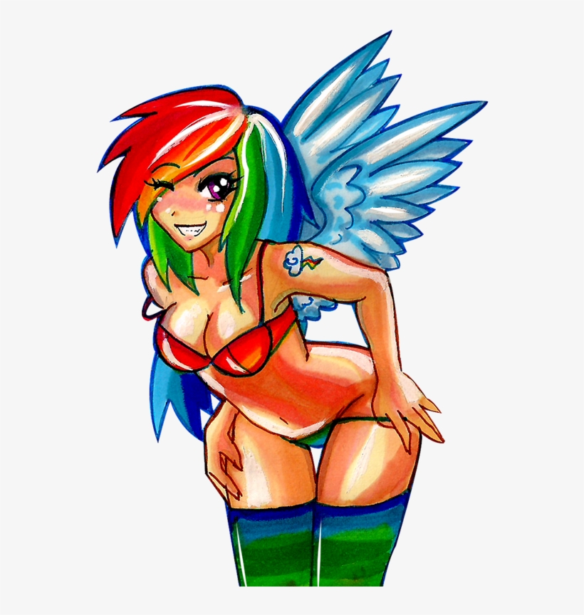 Fim Pic Dump Topic - Human Rainbow Dash Nude, transparent png
