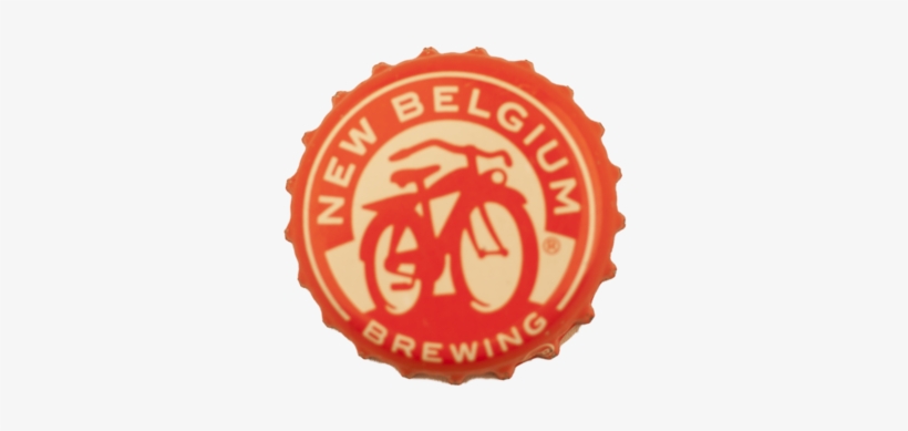 New Belgium Brewing Bottle Cap Magnet, transparent png