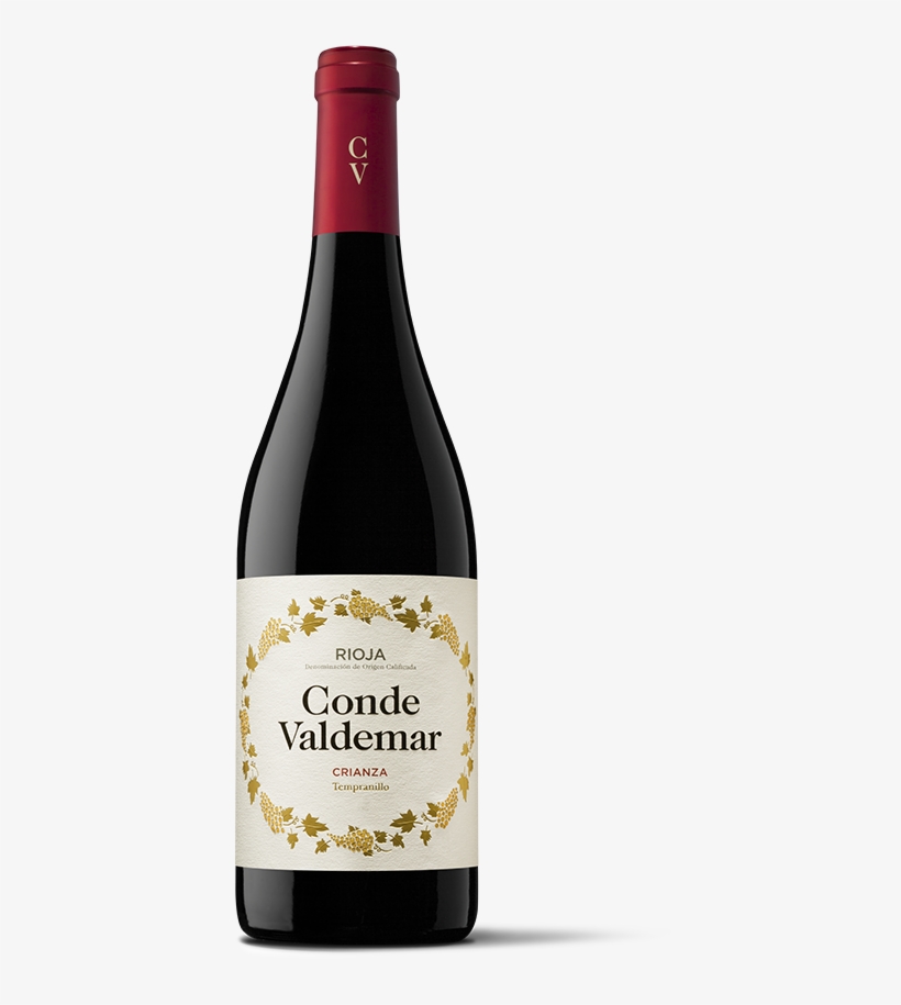 Fotografía Debotellas De Vino - Conde De Valdemar Crianza 2012, transparent png