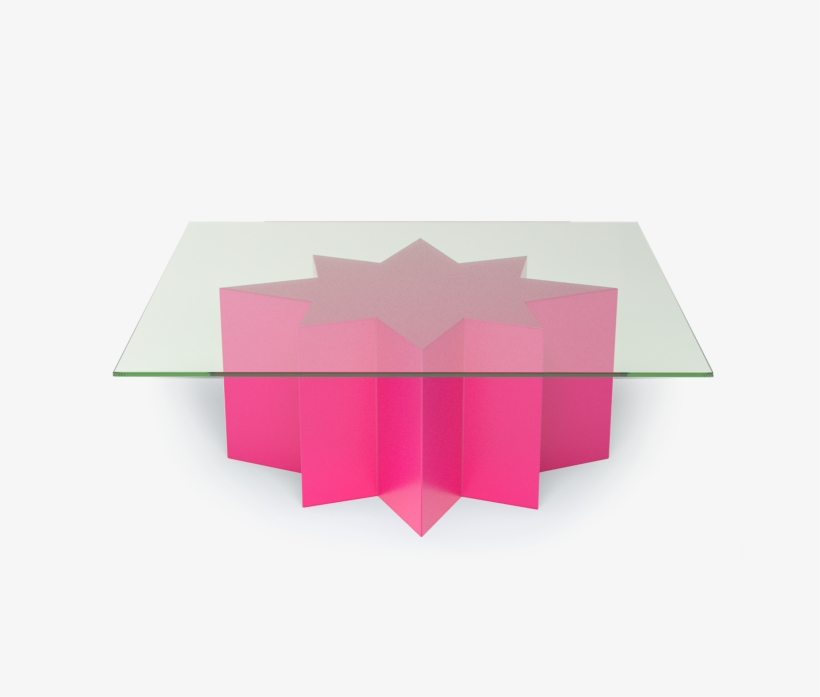 Modern Star Burst Geometric Contemporary Neon Hot Pink - Origami, transparent png
