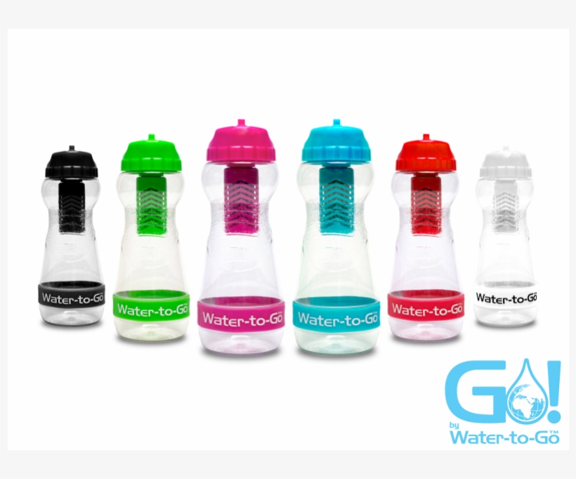Botella De Agua Con Filtro Para La Prevención De Enfermedades - Water-to-go 50cl Water Bottle Blue, transparent png