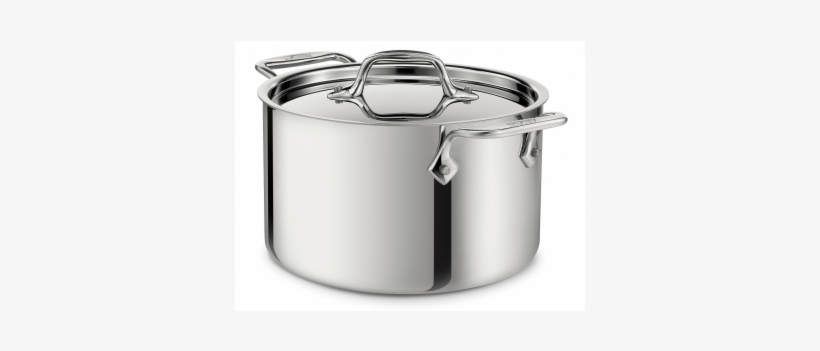 4304 All-clad Casserole Dish 4 Quart Stainless Steel - Stainless Steel Casserole Pot, transparent png