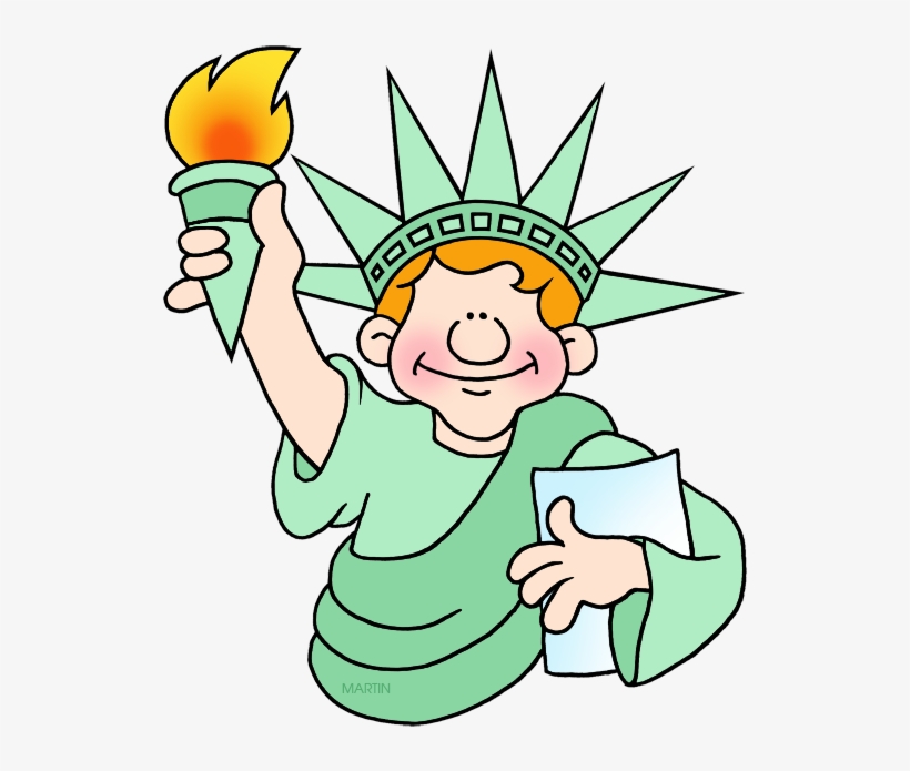 Statue Of Liberty Hat - Clipart Philip Martin New York, transparent png