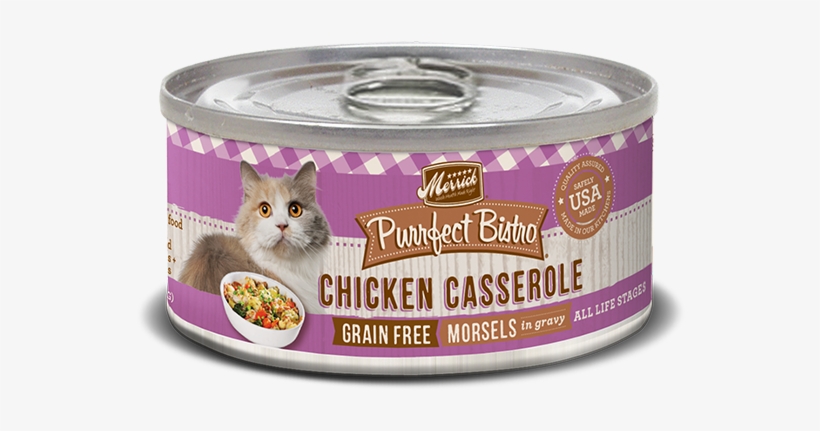 Purrfect Bistro Grain Free Morsels Chicken Casserole - Merrick Purrfect Bistro Chicken Casserole 5.5 Oz, transparent png