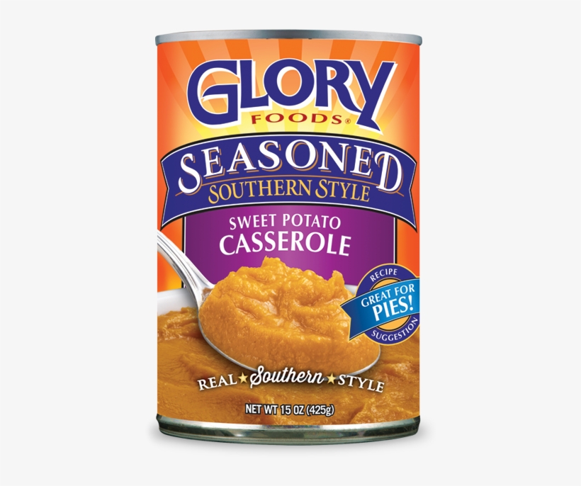Sweet Potato Casserole - Glory Foods Seasoned Southern Style Butter Beans -, transparent png