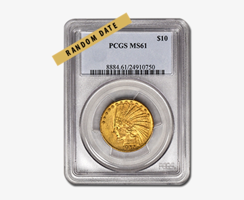 Picture Of $10 Indian Head Gold Coins Ms - Indian Head Gold Pieces, transparent png